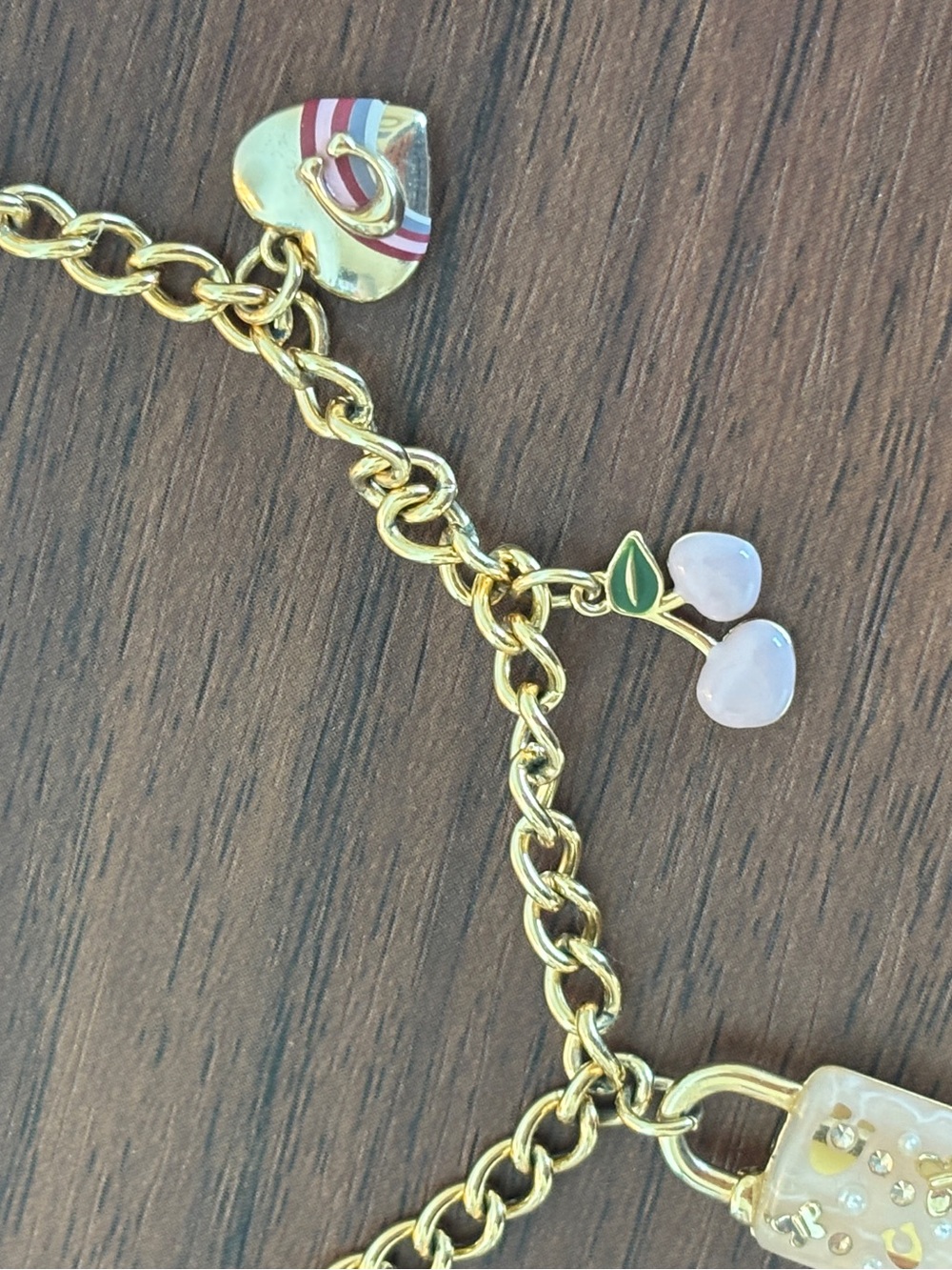 Coach Gold Charm Necklace - Picture 2 of 7